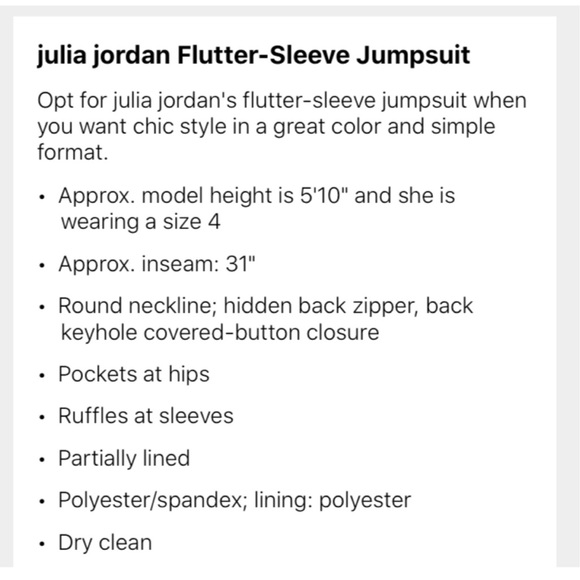 Julia Jordan jumpsuit - Picture 7 of 7